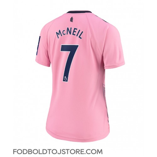 Everton Dwight McNeil #7 Udebanetrøje Dame 2022-23 Kortærmet